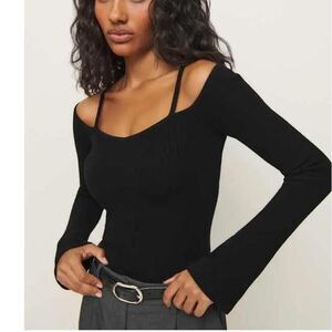 Reformation Women's Black Jumper
